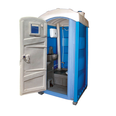 PORTABLE MOBILE TOILET with water storage TANK 350L